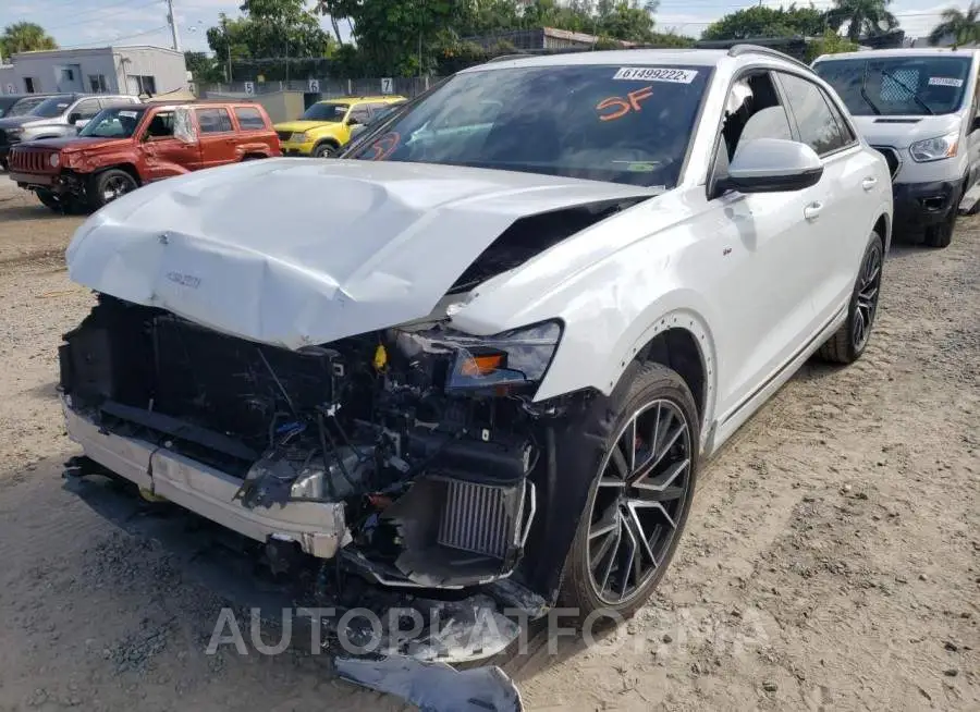 AUDI Q8 PREMIUM 2021 vin WA1EVAF17MD015309 from auto auction Copart