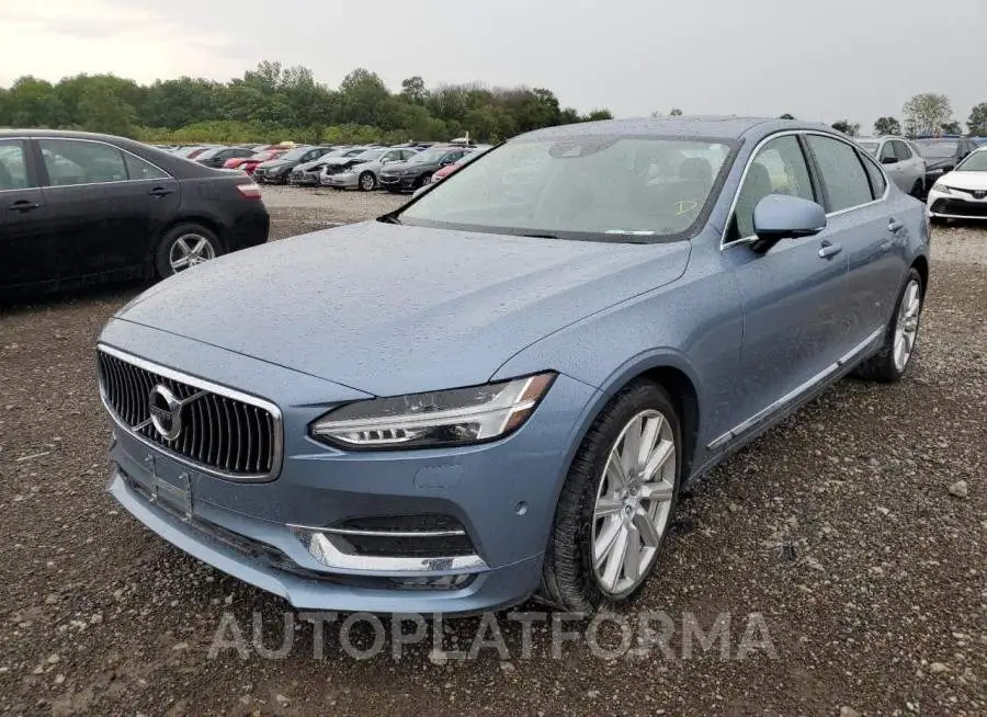 VOLVO S90 T6 INS 2018 vin LVYA22ML0JP050557 from auto auction Copart