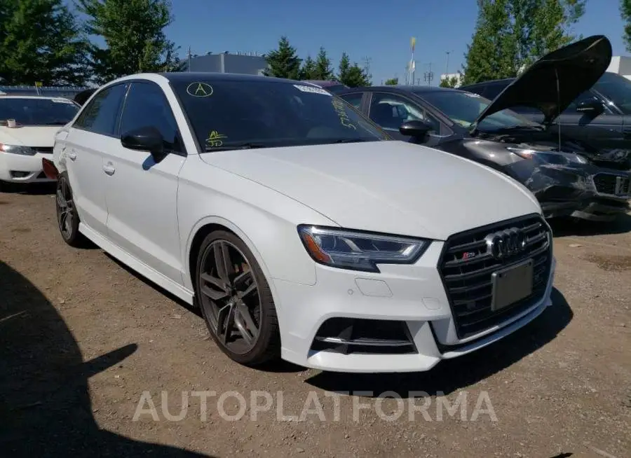 AUDI S3 PRESTIG 2017 vin WAUF1GFFXH1021176 from auto auction Copart