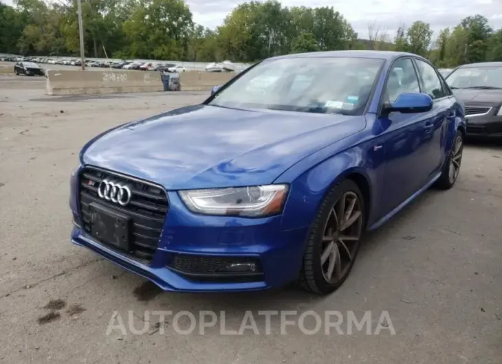 AUDI S4 PREMIUM 2016 vin WAUBGAFL1GA009478 from auto auction Copart