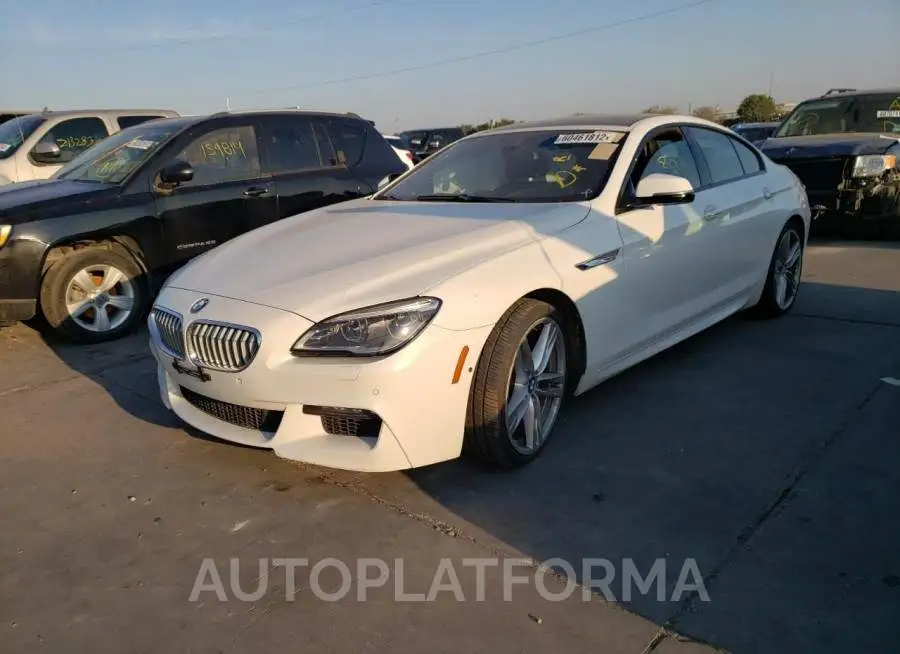 BMW 650 I GRAN 2016 vin WBA6D4C50GD977328 from auto auction Copart