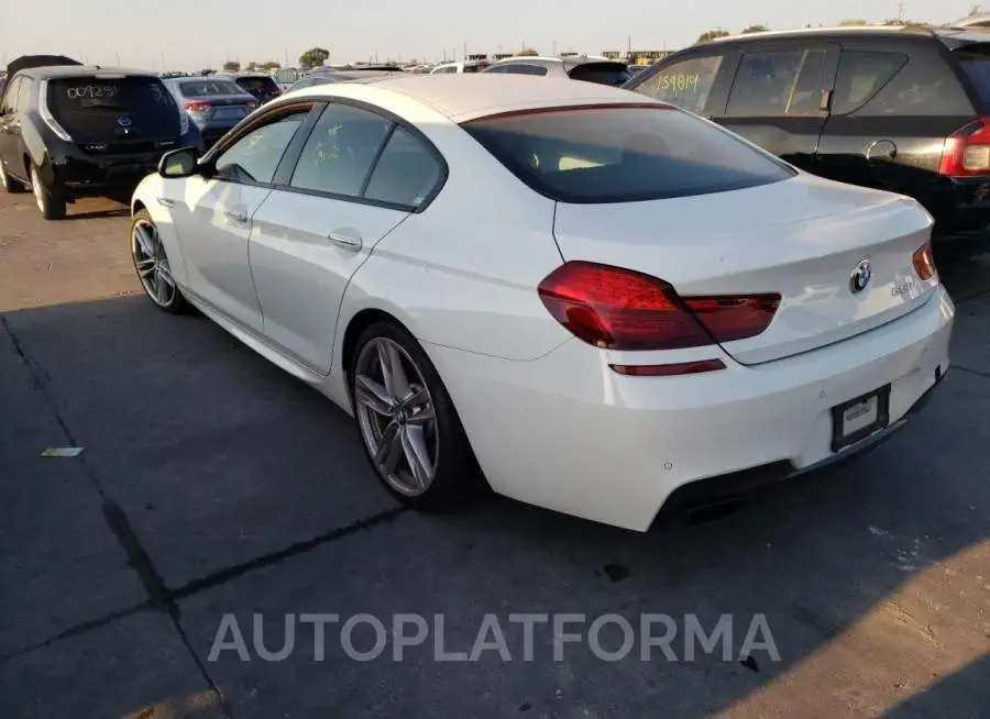 BMW 650 I GRAN 2016 vin WBA6D4C50GD977328 from auto auction Copart