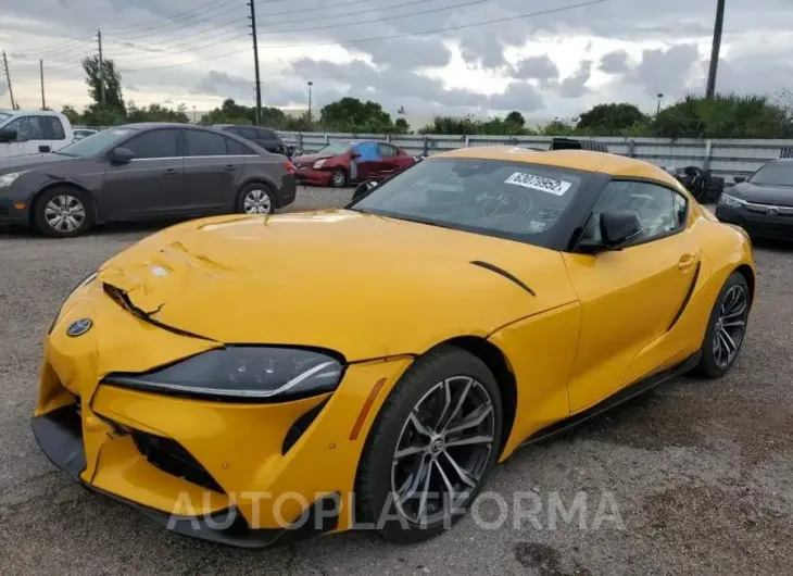 TOYOTA SUPRA 2021 vin WZ1DB2C09MW037054 from auto auction Copart