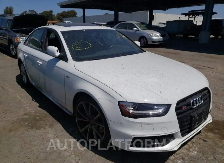 AUDI S4 PREMIUM 2016 vin WAUDGAFL3GA009572 from auto auction Copart