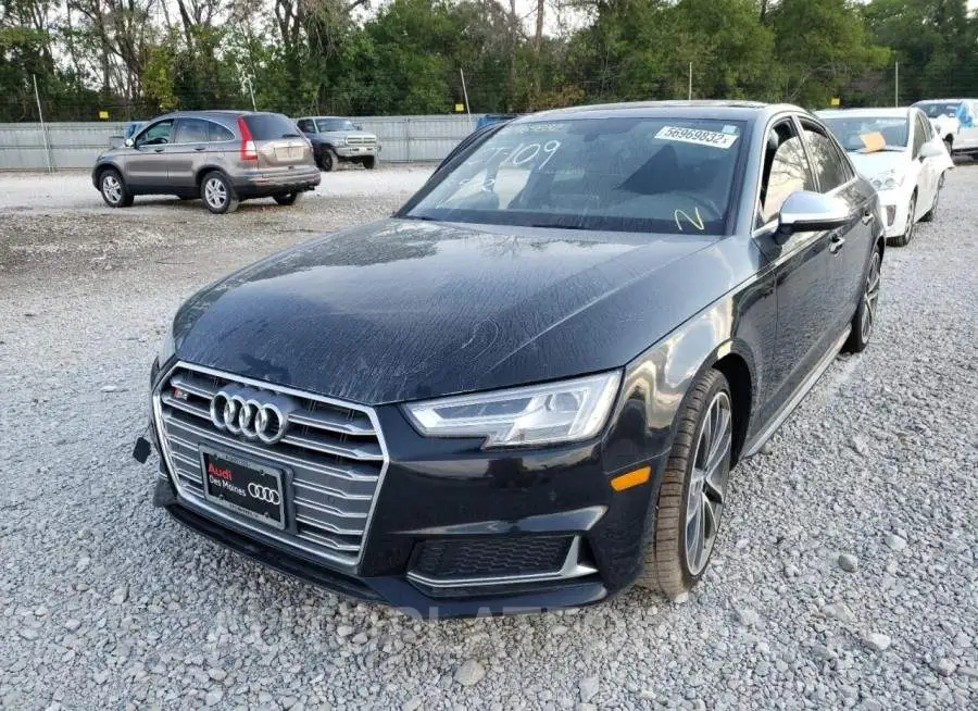 AUDI S4 PRESTIG 2018 vin WAUC4AF4XJA002686 from auto auction Copart