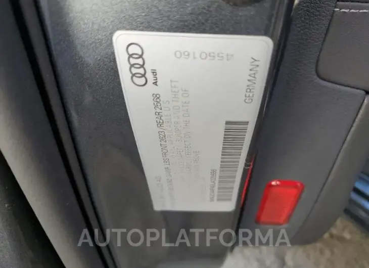 AUDI S4 PRESTIG 2020 vin WAUC4AF40LA029656 from auto auction Copart