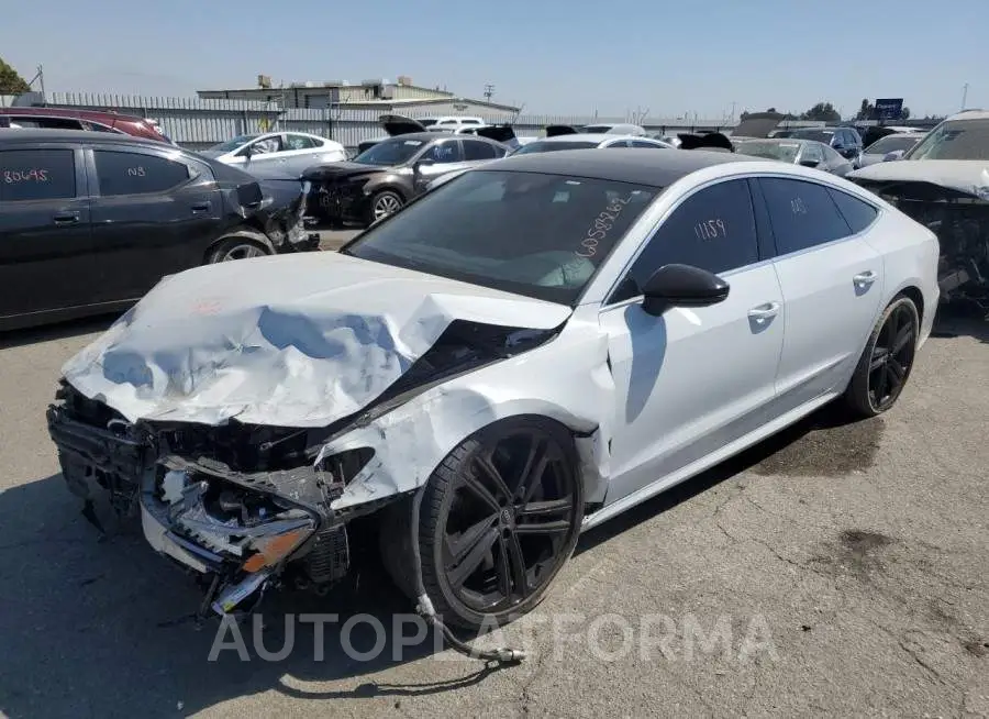 AUDI S7 PREMIUM 2022 vin WAUPFBF25NN016607 from auto auction Copart