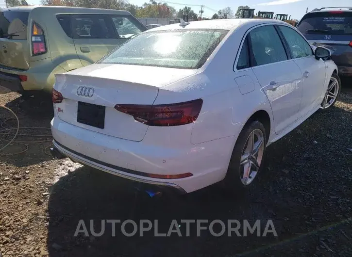 AUDI S4 PREMIUM 2018 vin WAUB4AF45JA057476 from auto auction Copart