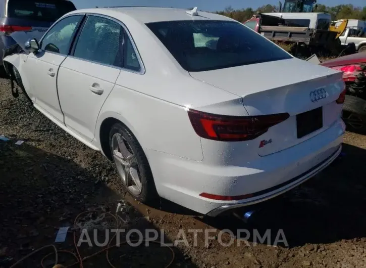 AUDI S4 PREMIUM 2018 vin WAUB4AF45JA057476 from auto auction Copart