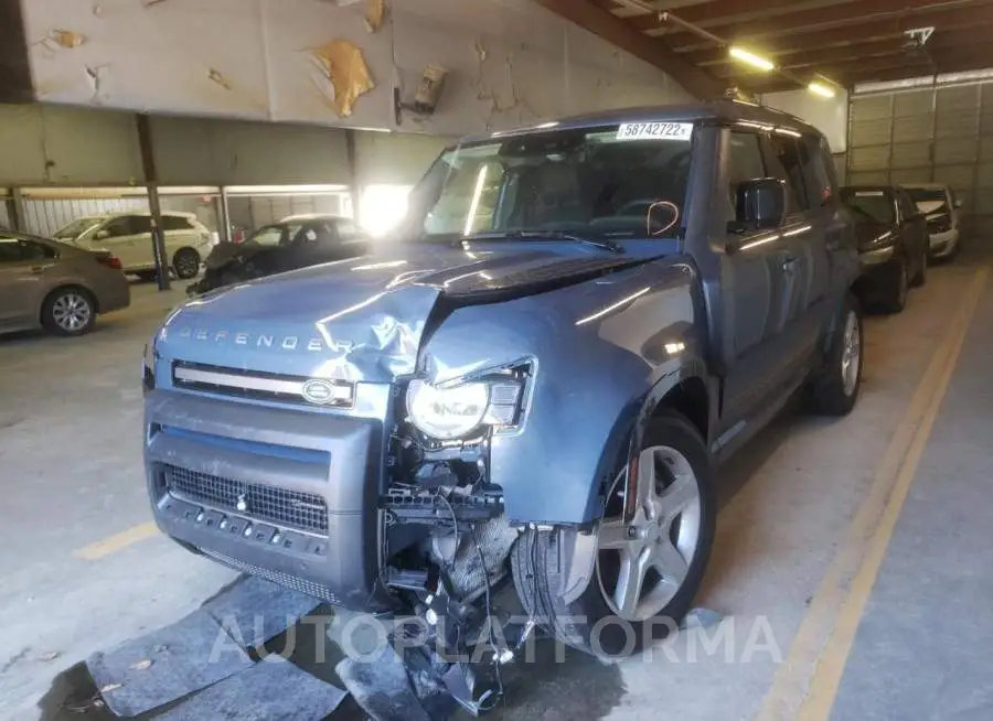 LAND ROVER DEFENDER 1 2022 vin SALE37RU0N2062398 from auto auction Copart