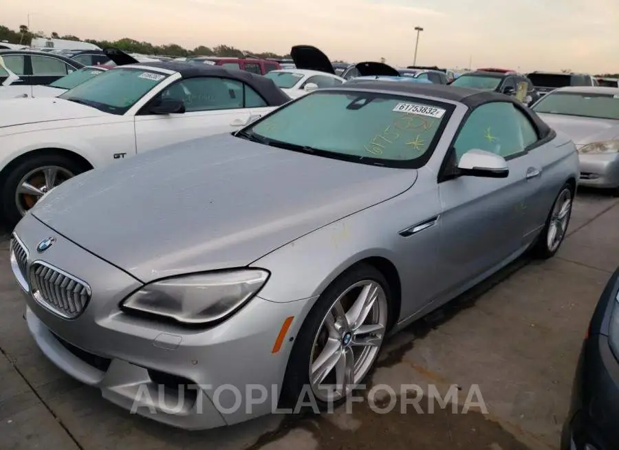 BMW 650 I 2017 vin WBA6F5C55HD996829 from auto auction Copart