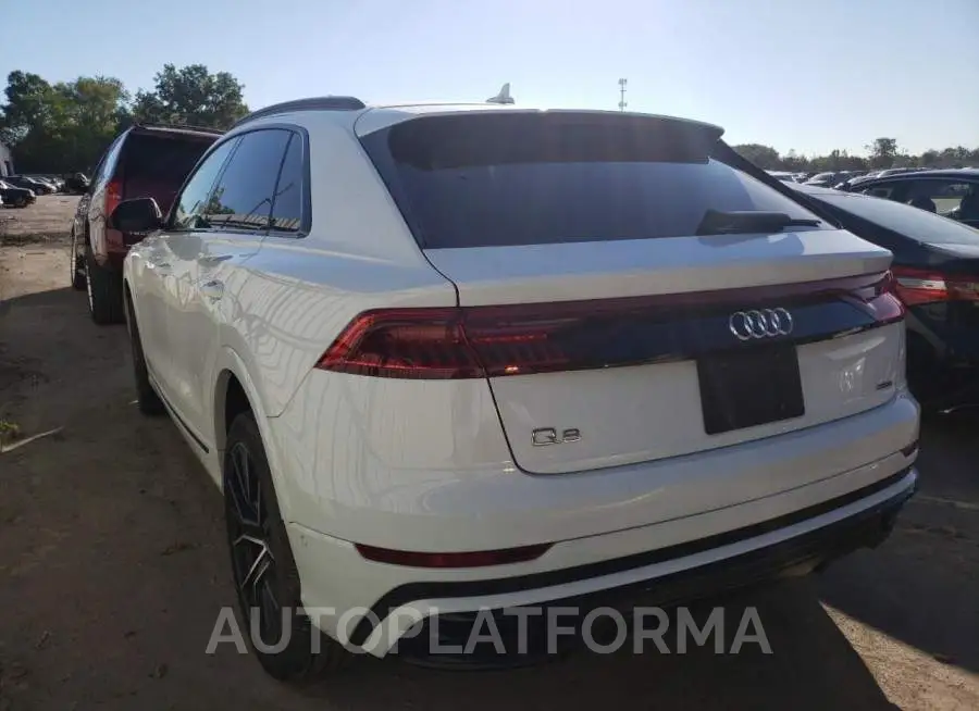 AUDI Q8 PREMIUM 2020 vin WA1EVAF19LD001636 from auto auction Copart