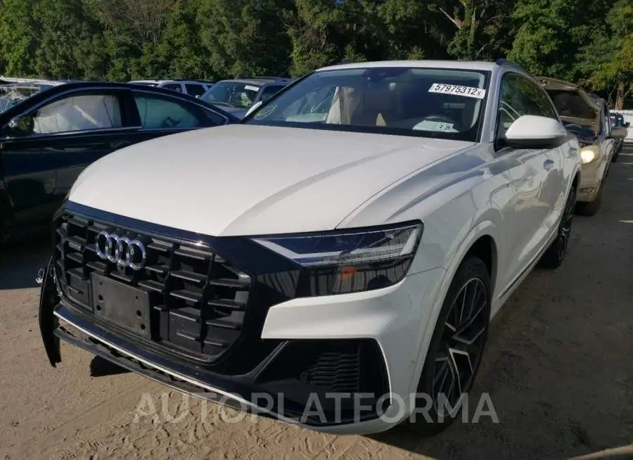 AUDI Q8 PREMIUM 2020 vin WA1EVAF19LD001636 from auto auction Copart