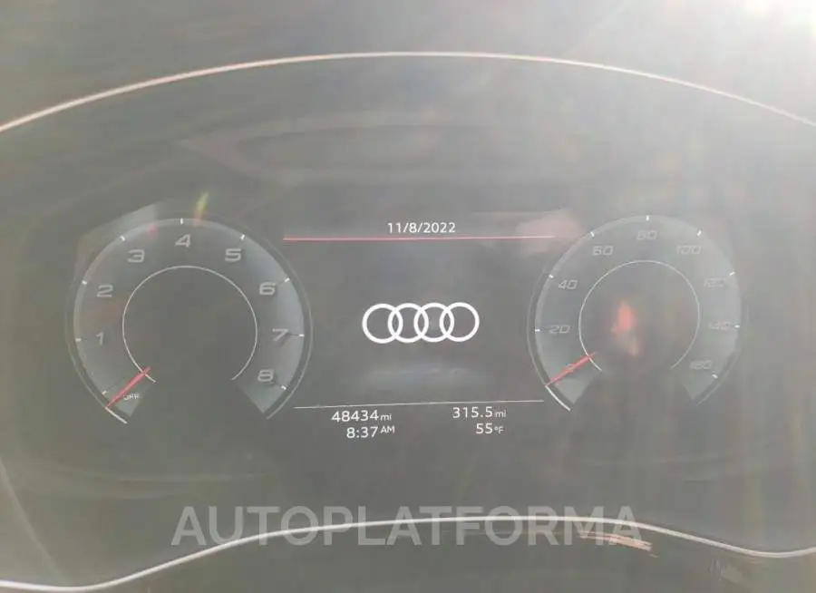 AUDI Q8 PREMIUM 2021 vin WA1EVAF10MD015491 from auto auction Copart