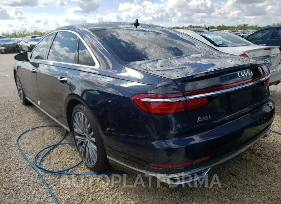 AUDI A8 L 2019 vin WAU8DAF88KN010921 from auto auction Copart