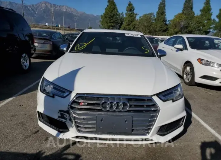 AUDI S4 PREMIUM 2018 vin WAUB4AF43JA001486 from auto auction Copart