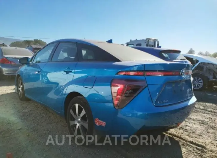 TOYOTA MIRAI 2017 vin JTDBVRBD0HA001489 from auto auction Copart