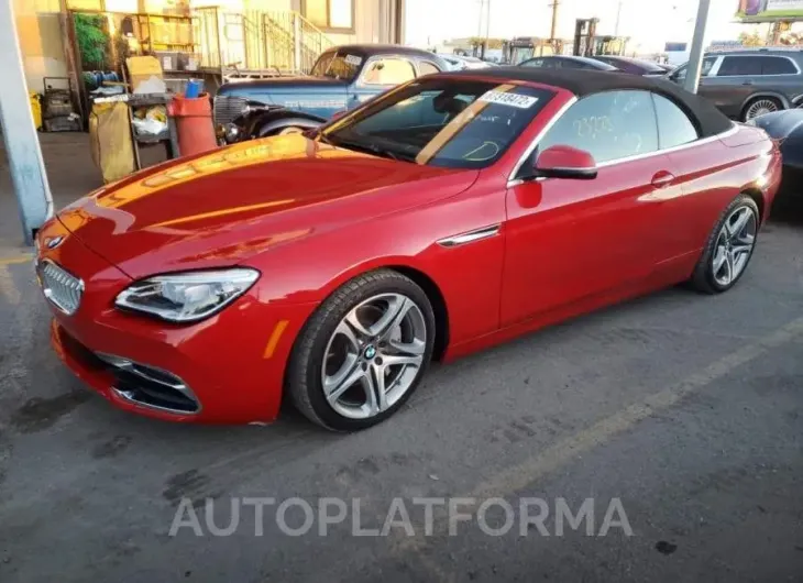 BMW 650 I 2016 vin WBA6F5C51GD996714 from auto auction Copart