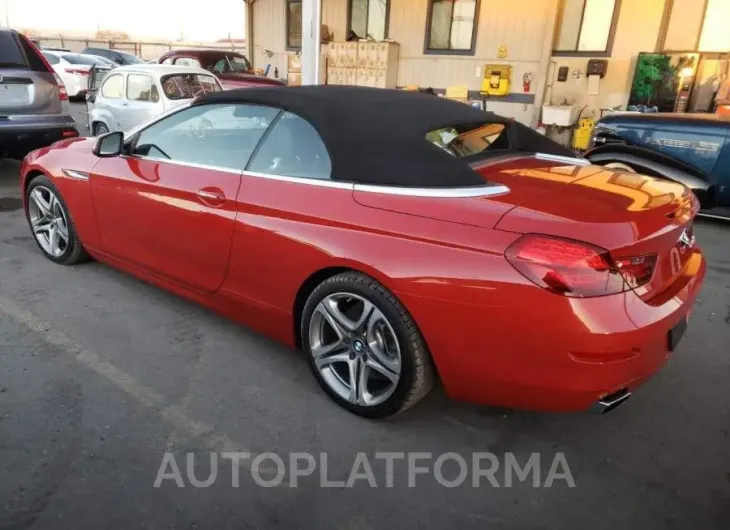 BMW 650 I 2016 vin WBA6F5C51GD996714 from auto auction Copart