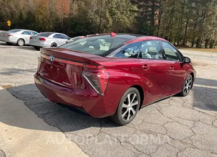 TOYOTA MIRAI 2017 vin JTDBVRBD7HA001733 from auto auction Copart