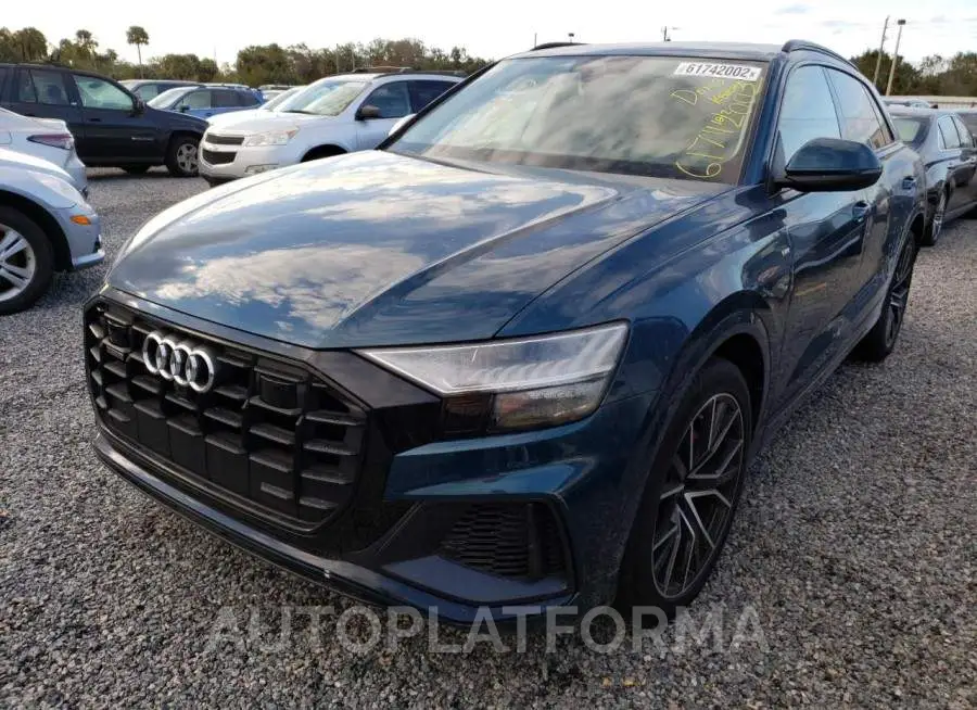 AUDI Q8 PREMIUM 2020 vin WA1EVAF1XLD006599 from auto auction Copart