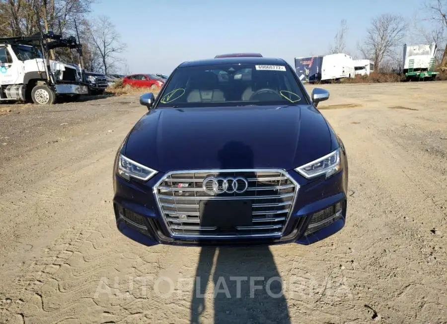 AUDI S3 PRESTIG 2018 vin WAUF1GFF9J1087935 from auto auction Copart