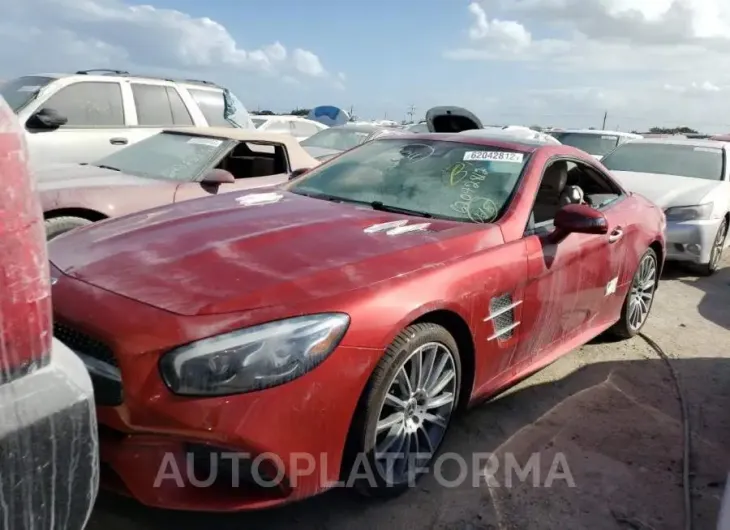 MERCEDES-BENZ SL 550 2018 vin WDDJK7DAXJF051603 from auto auction Copart