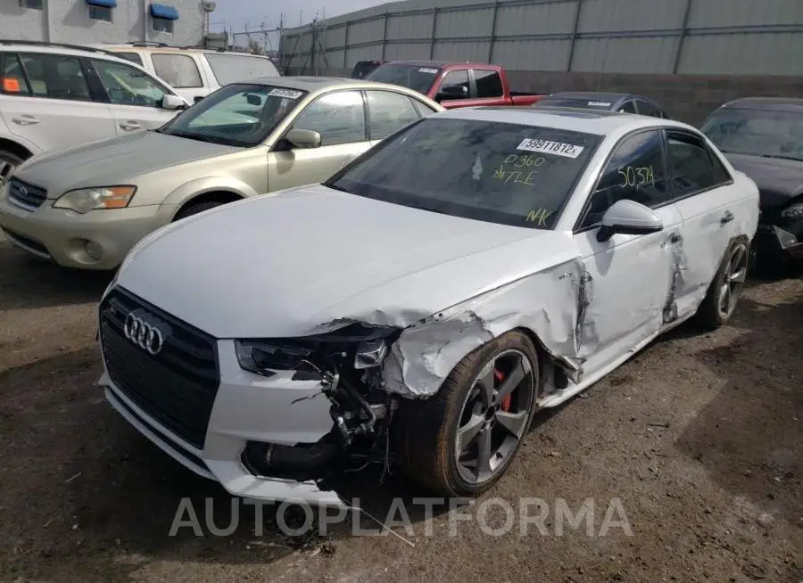 AUDI S4 PRESTIG 2018 vin WAUC4AF48JA215149 from auto auction Copart