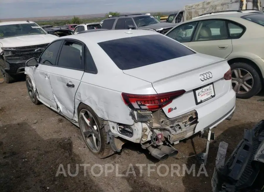 AUDI S4 PRESTIG 2018 vin WAUC4AF48JA215149 from auto auction Copart