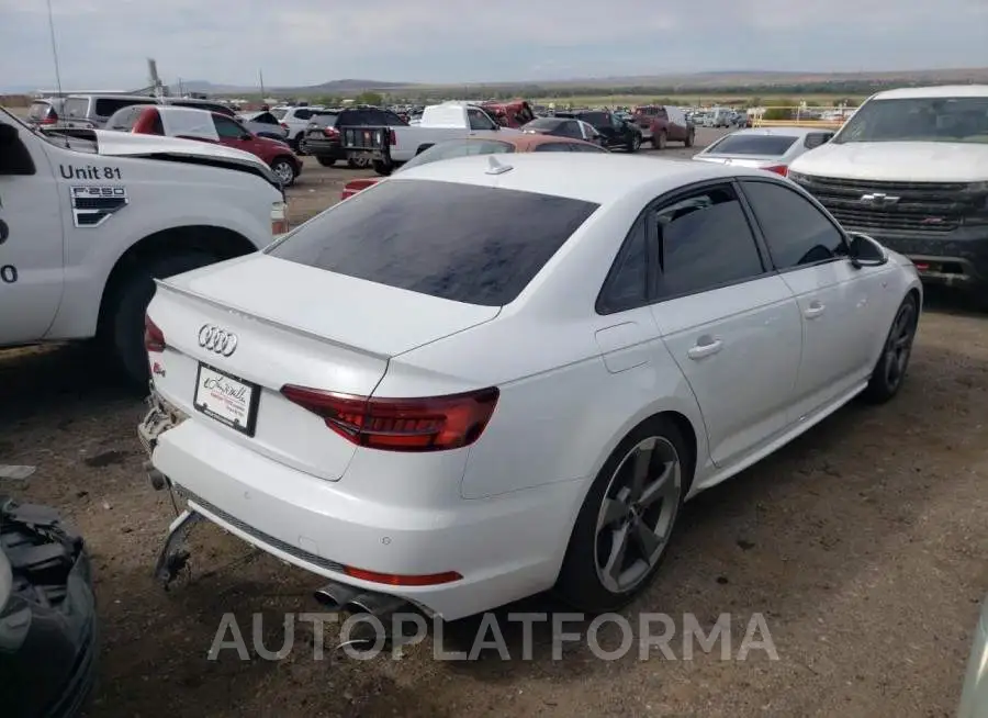 AUDI S4 PRESTIG 2018 vin WAUC4AF48JA215149 from auto auction Copart