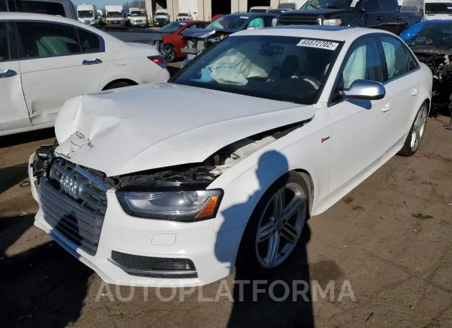 AUDI S4 PREMIUM 2015 vin WAUBGAFL1FA036324 from auto auction Copart