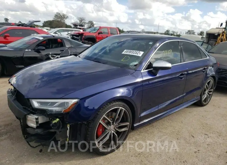 AUDI S3 PRESTIG 2017 vin WAUF1GFF3H1027059 from auto auction Copart