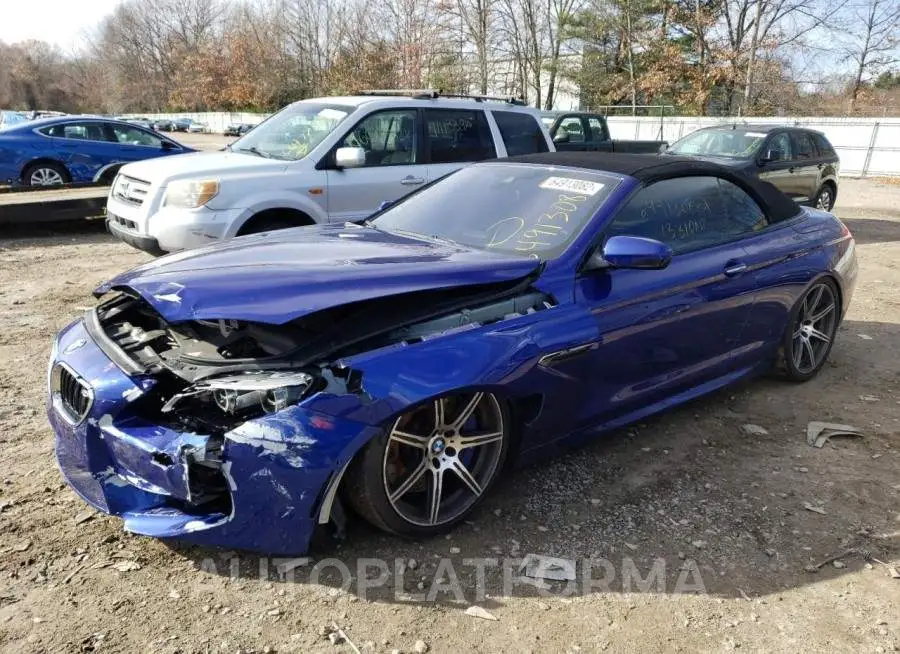 BMW M6 2016 vin WBS6G9C56GD932216 from auto auction Copart