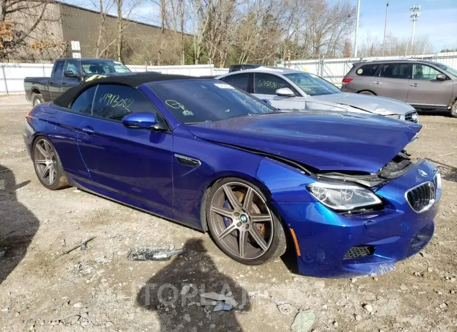 BMW M6 2016 vin WBS6G9C56GD932216 from auto auction Copart