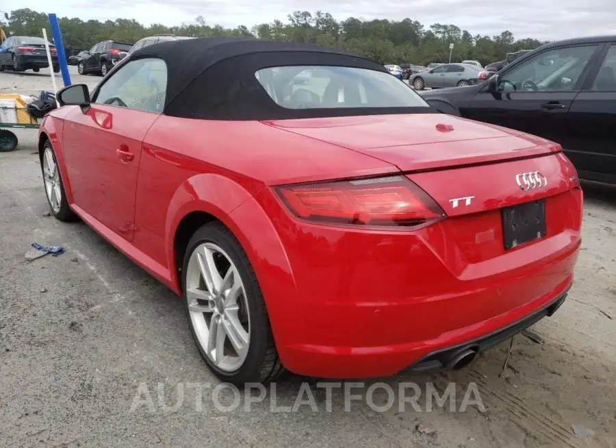 AUDI TT 2016 vin TRUT5CFV3G1023608 from auto auction Copart