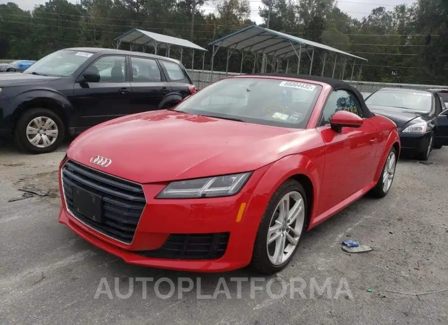 AUDI TT 2016 vin TRUT5CFV3G1023608 from auto auction Copart