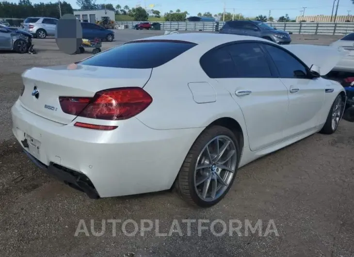 BMW 650 I GRAN 2015 vin WBA6B2C59FD799136 from auto auction Copart