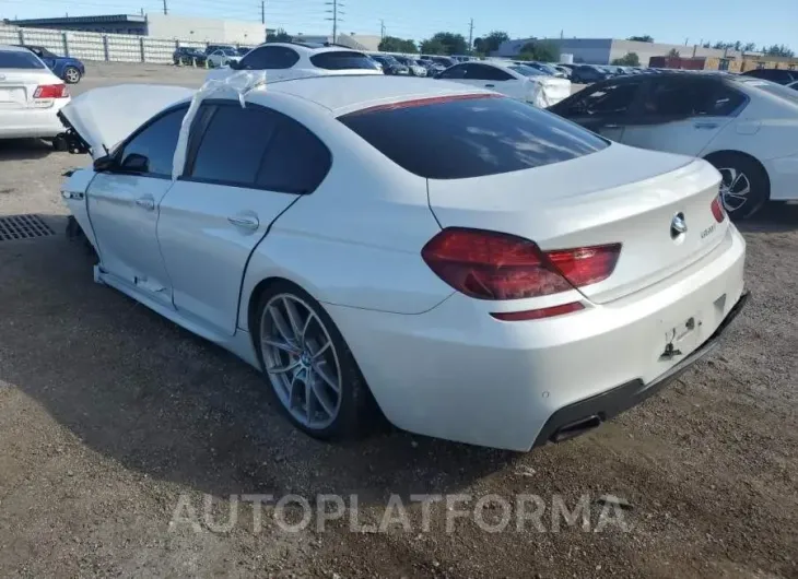 BMW 650 I GRAN 2015 vin WBA6B2C59FD799136 from auto auction Copart