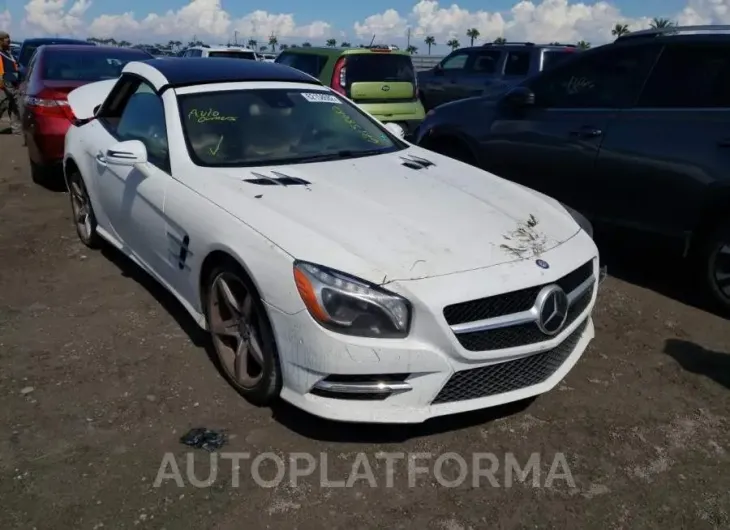 MERCEDES-BENZ SL 400 2015 vin WDDJK6FAXFF030801 from auto auction Copart