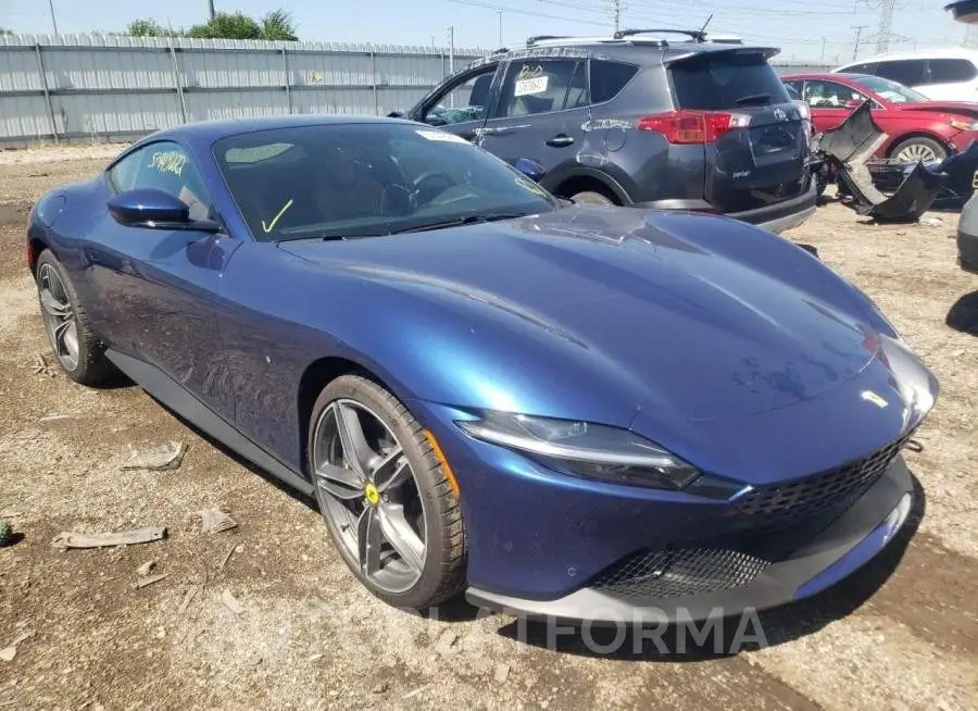 FERRARI ROMA 2022 vin ZFF98RNA7N0274861 from auto auction Copart