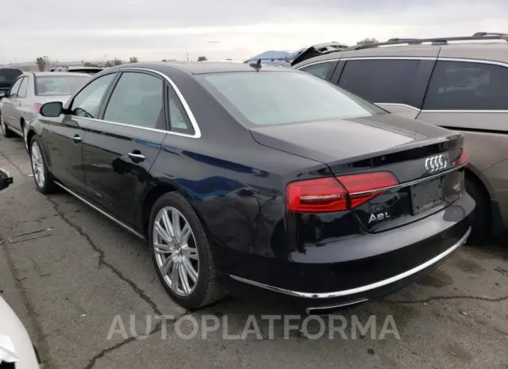 AUDI A8 L QUATT 2015 vin WAU32AFDXFN001771 from auto auction Copart