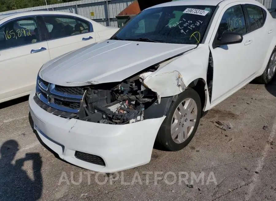 DODGE AVENGER SE 2018 vin 1C3CDZAB0CN325376 from auto auction Copart