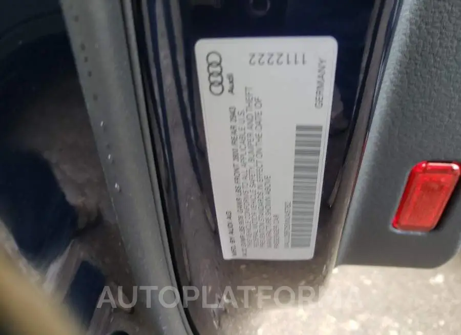 AUDI A7 PREMIUM 2022 vin WAUU2BF25NN045782 from auto auction Copart