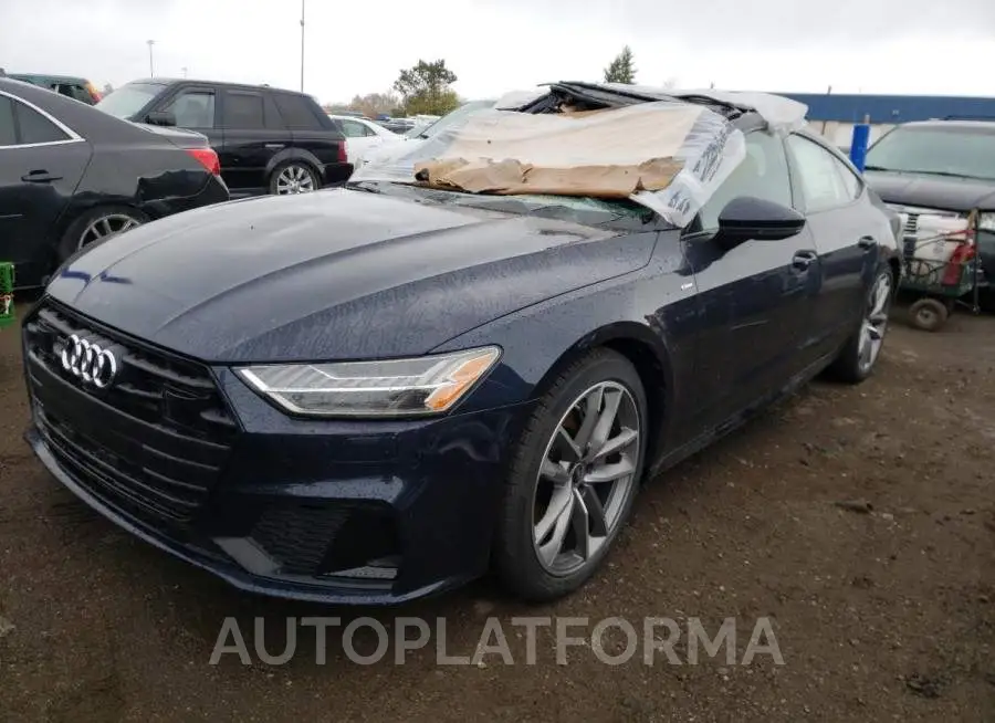 AUDI A7 PREMIUM 2022 vin WAUU2BF25NN045782 from auto auction Copart