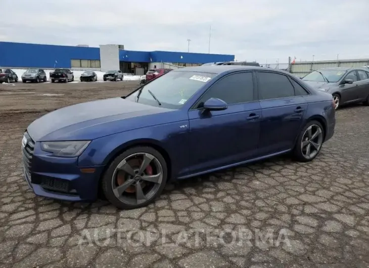 AUDI S4 PREMIUM 2018 vin WAUB4AF47JA200136 from auto auction Copart