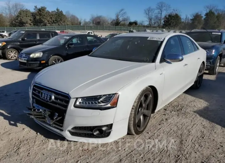 AUDI S8 QUATTRO 2016 vin WAUJSAFD4GN006411 from auto auction Copart