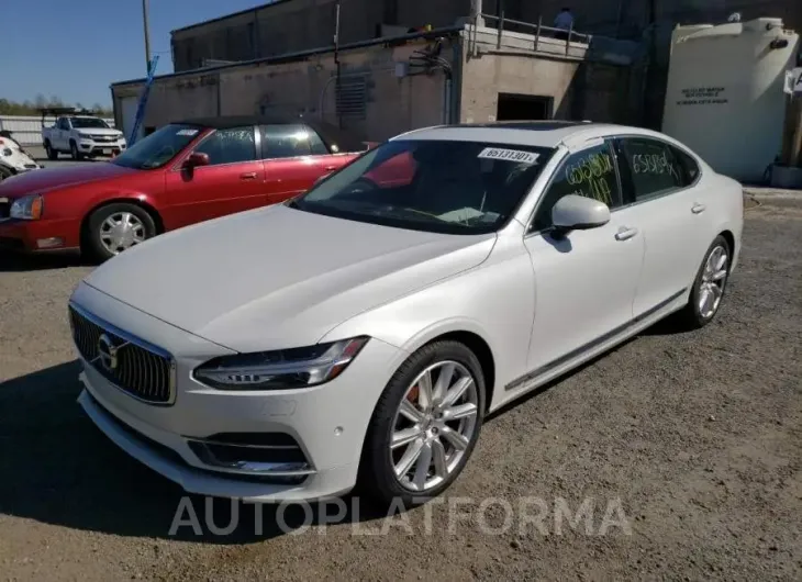 VOLVO S90 T6 INS 2018 vin LVY992ML3JP017874 from auto auction Copart