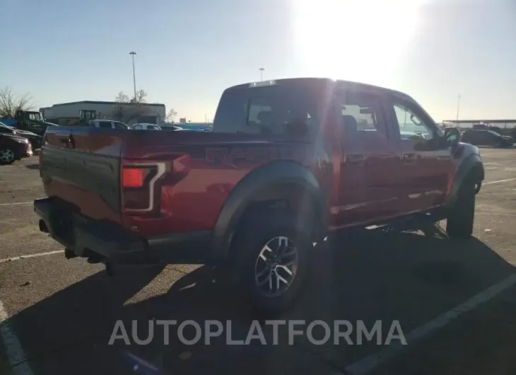 FORD RAPTOR 2018 vin 1FTFW1RG4JFD11105 from auto auction Copart