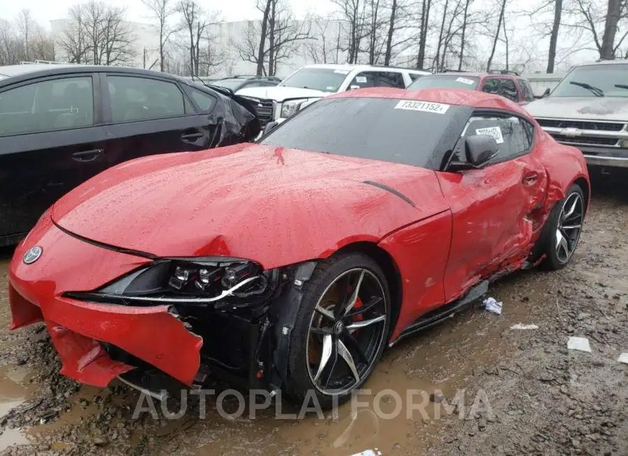 TOYOTA SUPRA BASE 2021 vin WZ1DB0C02MW044450 from auto auction Copart