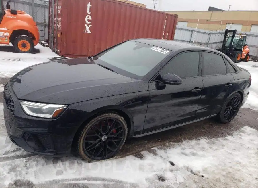 AUDI S4 PRESTIG 2021 vin WAUC4AF41MA043504 from auto auction Copart